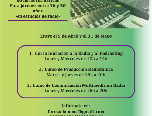 Cursos gratuitos de radio de la campaña “Primavera Joven 2018”