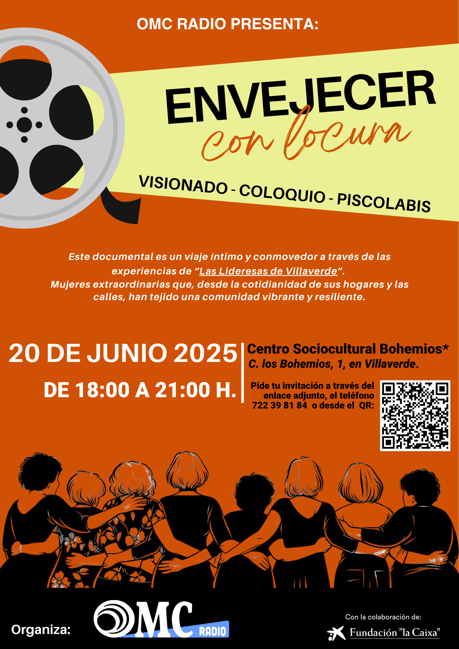 Estreno del documental “Envejecer con locura” – Un homenaje a las Lideresas de Villaverde